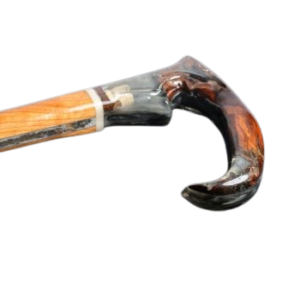 black jack handcrafted decorative walking cane