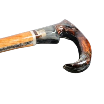 black jack handcrafted decorative walking cane