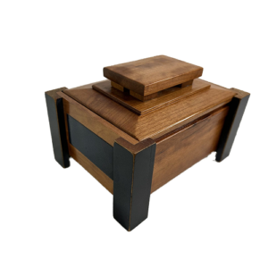 walnut maple handcrafted stash box