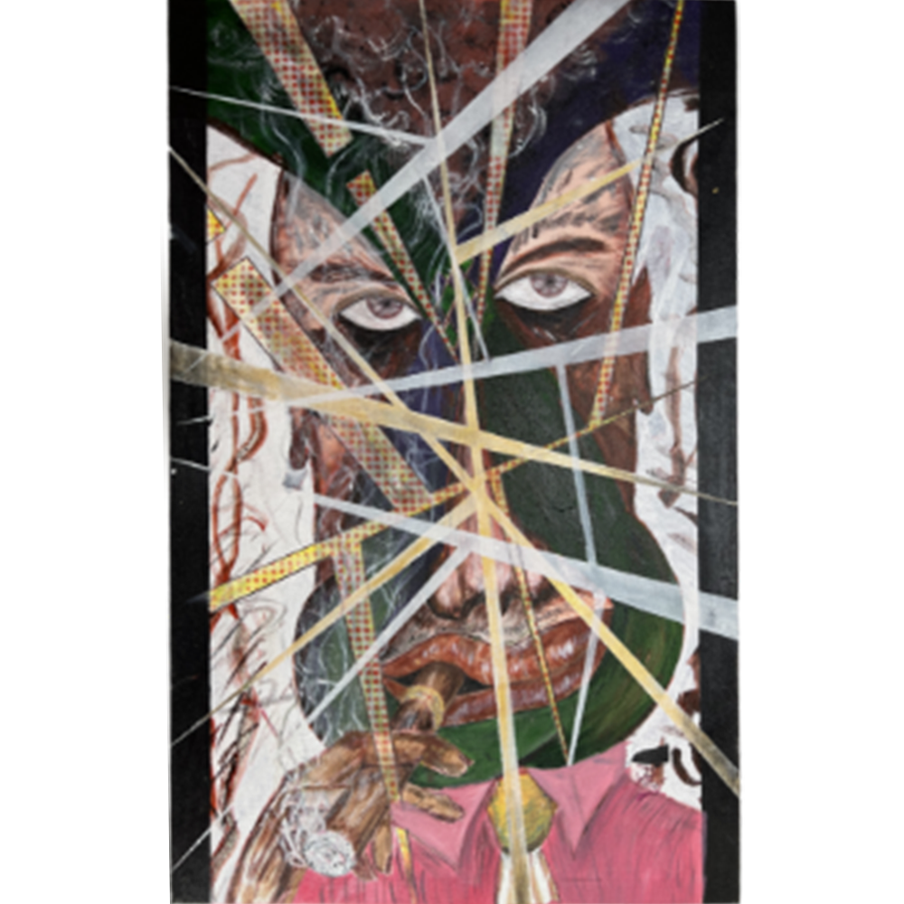 cigar lounge mr big shot wall art painting