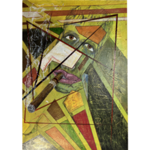 cigar lounge ii contemporary painting