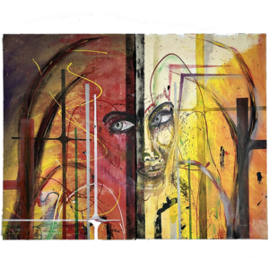 madam hazel contemporary abstract wall art painting