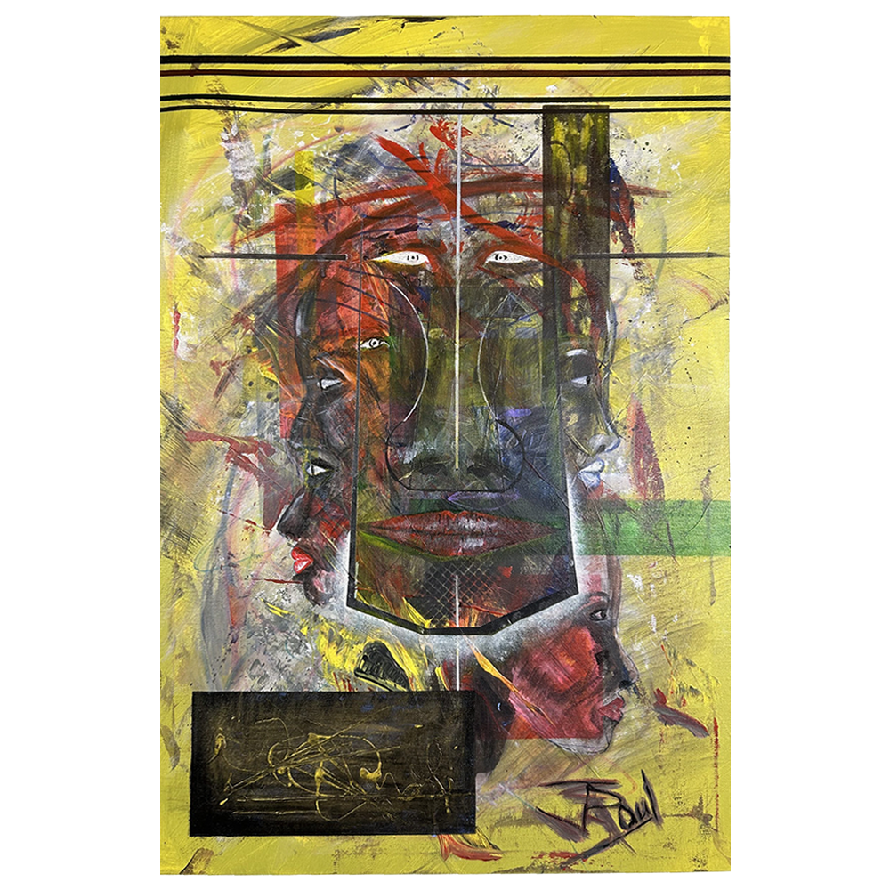 stone contemporary abstract wall art painting