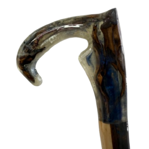 Handcrafted decorative walking cane luxury artisan design