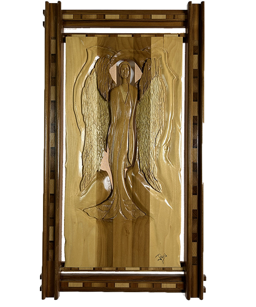 Angel contemporary abstract wall art painting