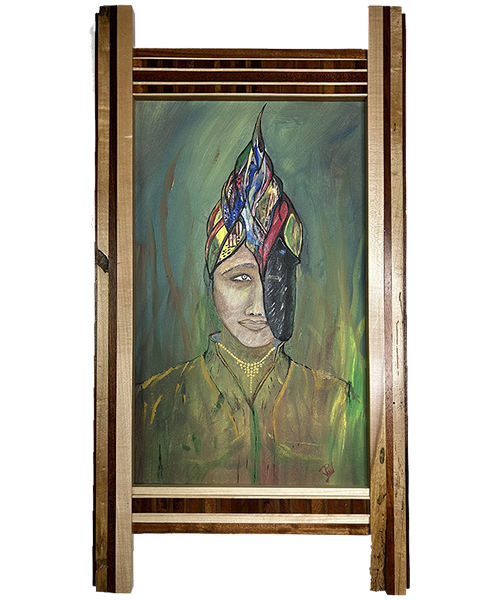 One Sided contemporary abstract wall art painting