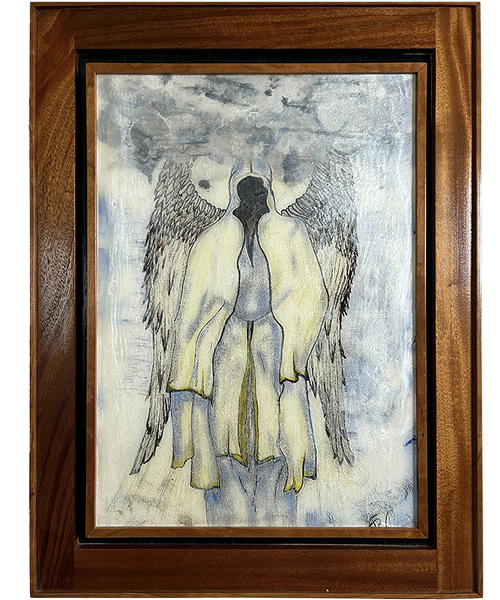 Bodyguard contemporary abstract wall art painting