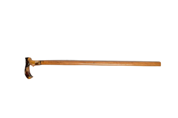 Premium handcrafted decorative walking cane detail