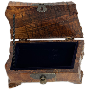 handcrafted epoxy wooden jewelry box