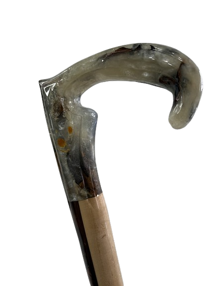 Heritage gold handcrafted decorative walking cane luxury design