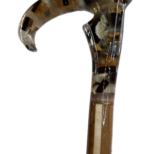 Regal crown handcrafted decorative walking cane luxury design