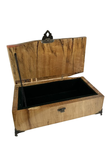 handcrafted epoxy wooden keepsake box