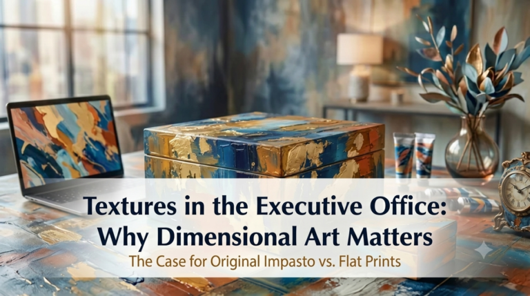 Why Textured Art is Replacing Flat Prints in Executive Offices