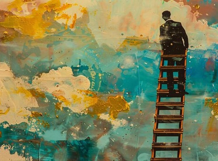 Original fine art painting by Las Vegas artist Jzine — acrylic on canvas figurative artwork